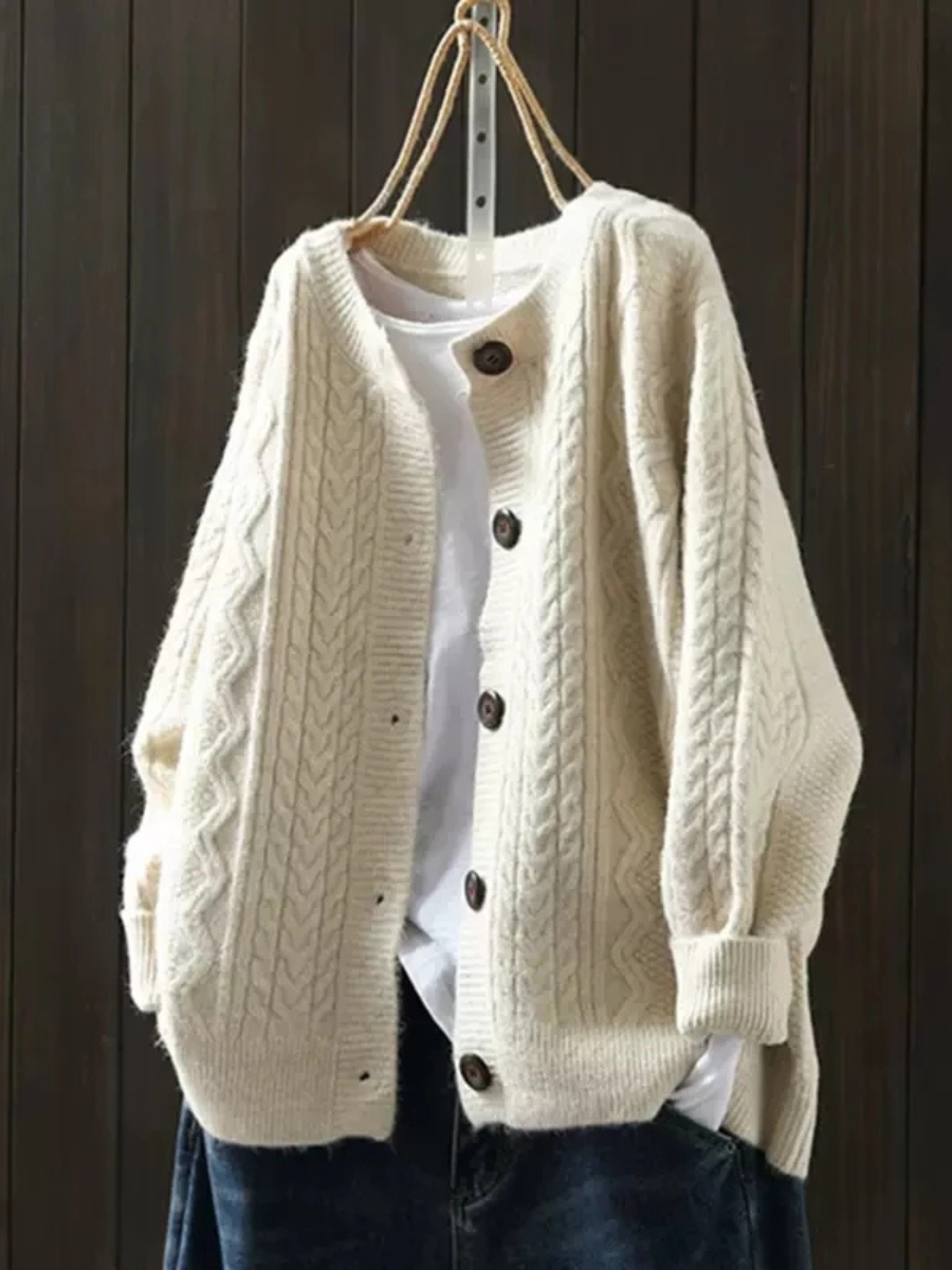 Doris - Luxe Kabel Cardigan