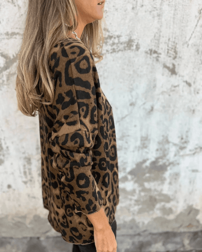 Elvéra | Casual Dames Top met Luipaardprint (1+1 Gratis)